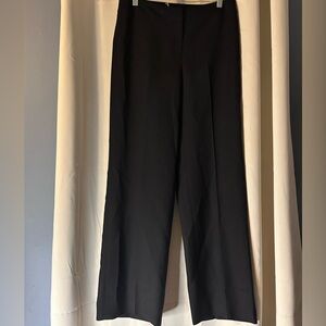 LOFT Women’s Black Textured Trousers, size 6A